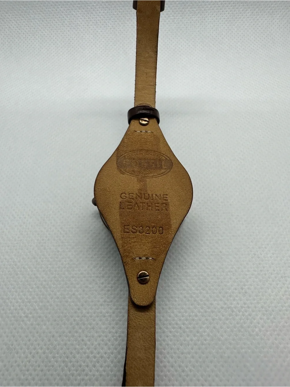 Fossil Georgia Women’s Watch with Brown Dial Bronzed Case and Leather Band - Picture 5 of 8